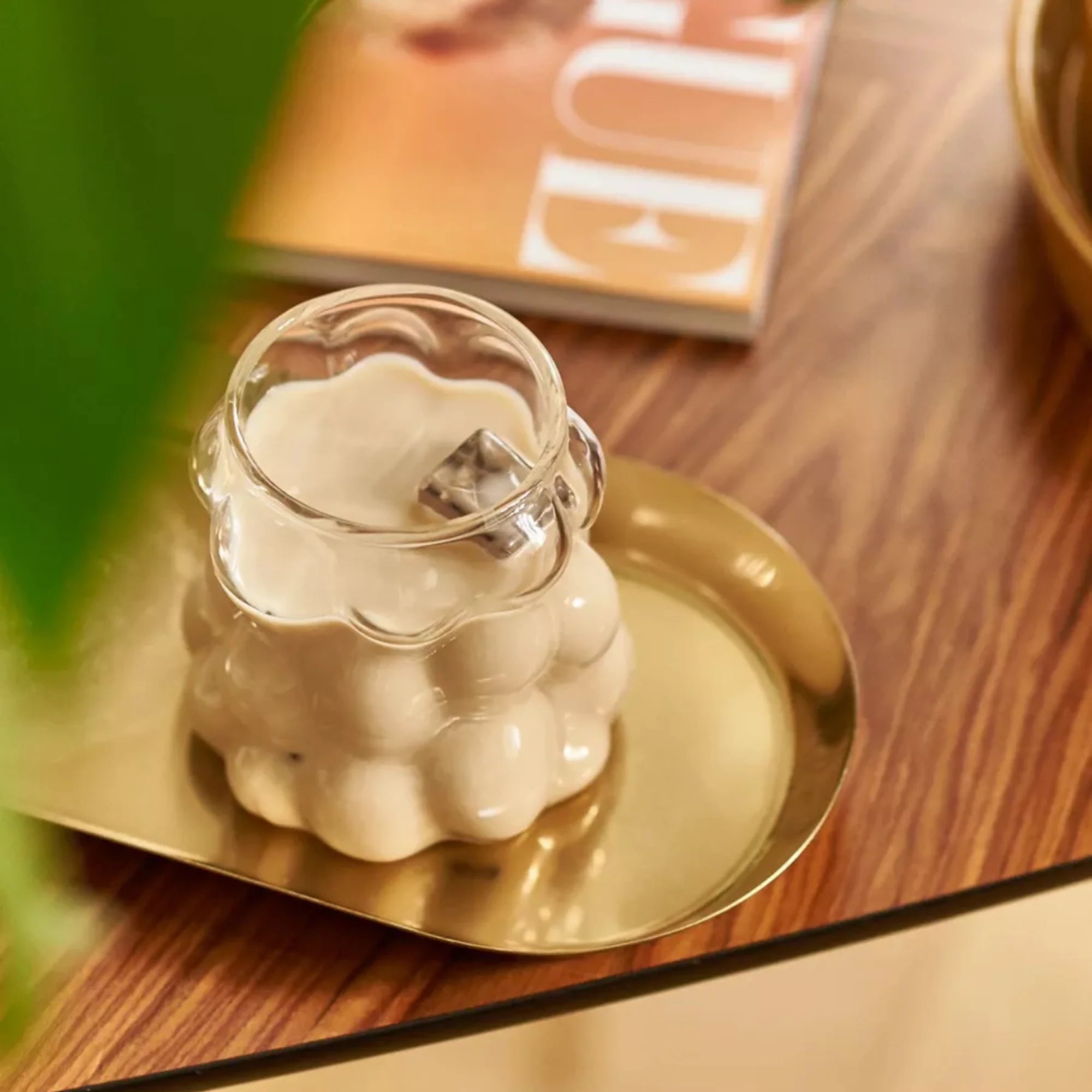 Bubble Glass Coffee Mug