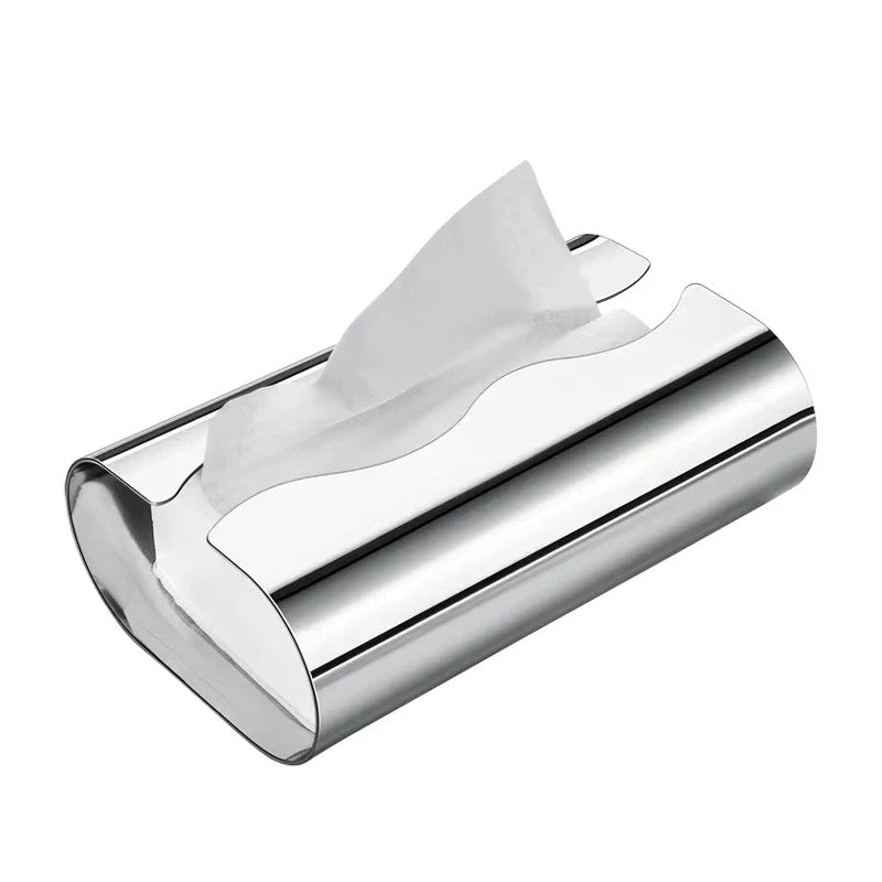 Minimalist Chrome Tissue Box