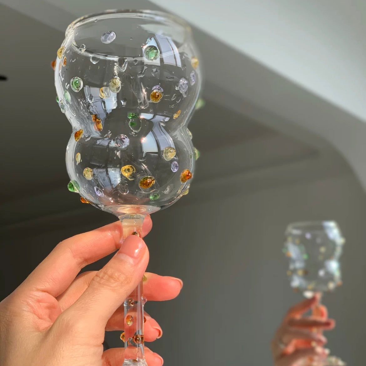 Gemstone Wine Glass
