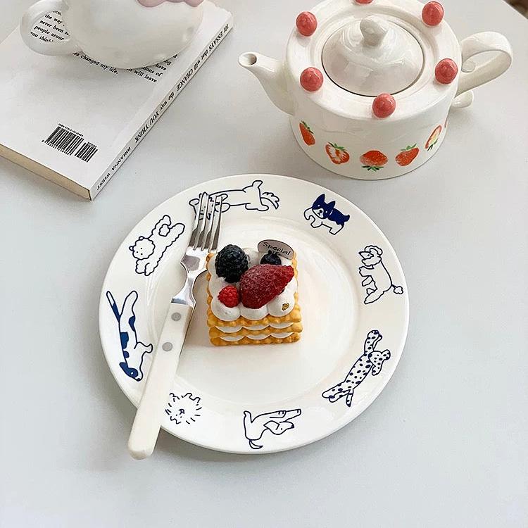 Korean Vintage Ceramic Plate