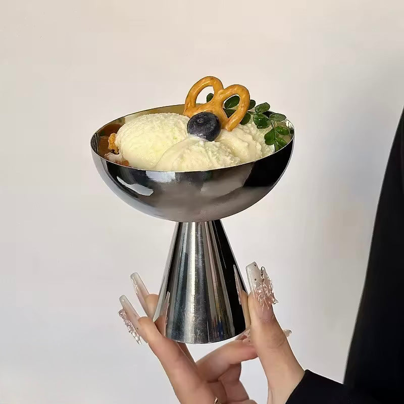 Retro Stainless Steel Dessert Cup