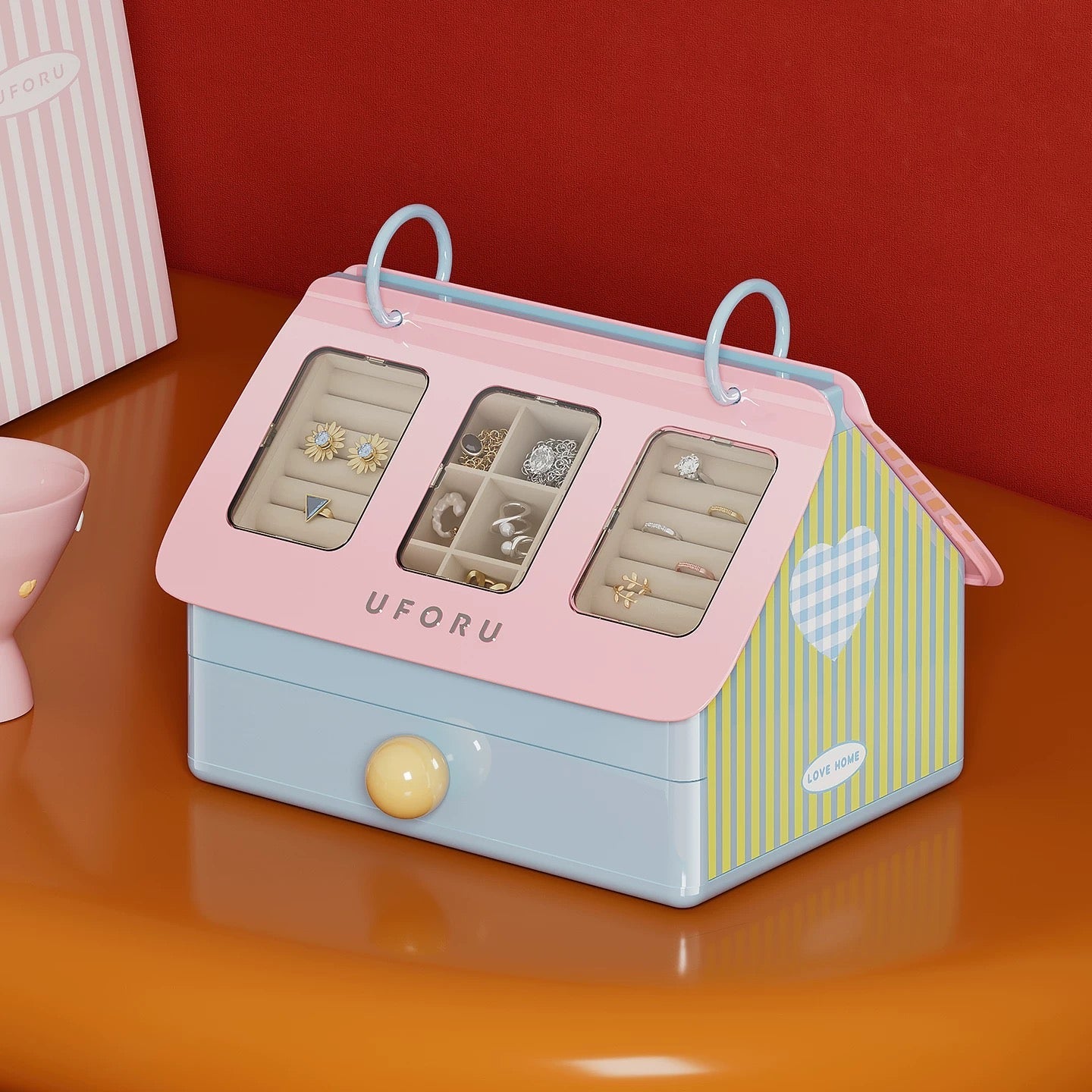 House-Shaped Jewelry Organizer