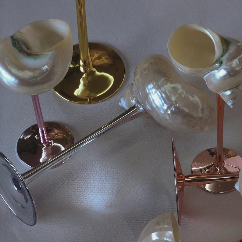 Shell Wine Glass