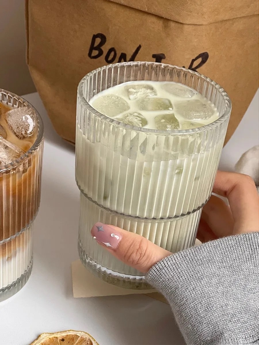 Riffle Coffee Glass Cup