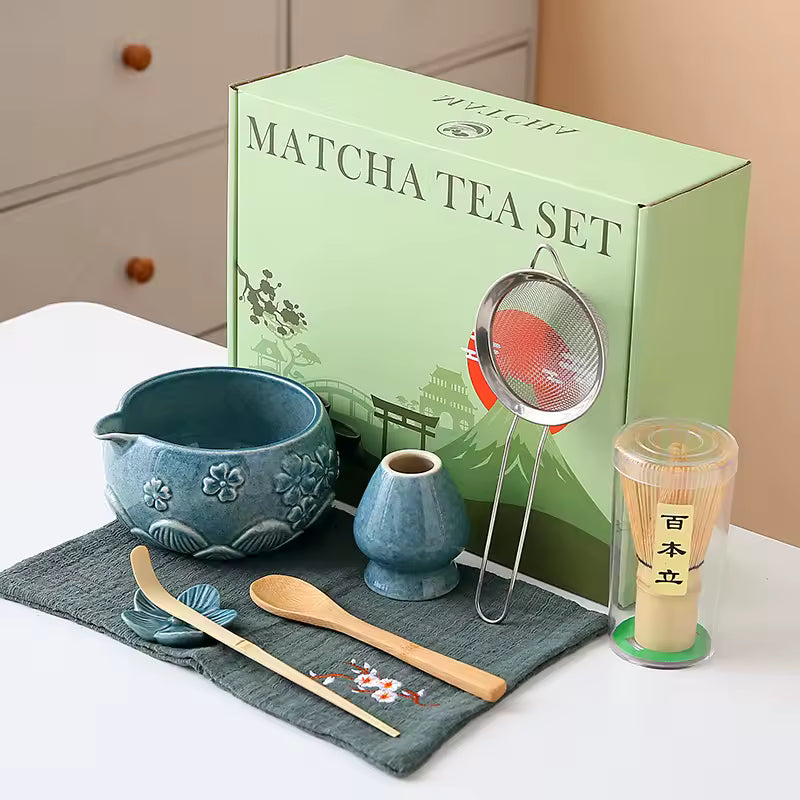 Cherry Blossom Matcha Tea Set